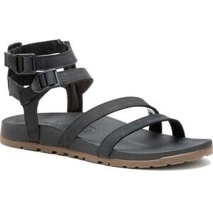 Chacos Sandal Women’s Size 7 Black Leather Lowdown Strappy High Flat